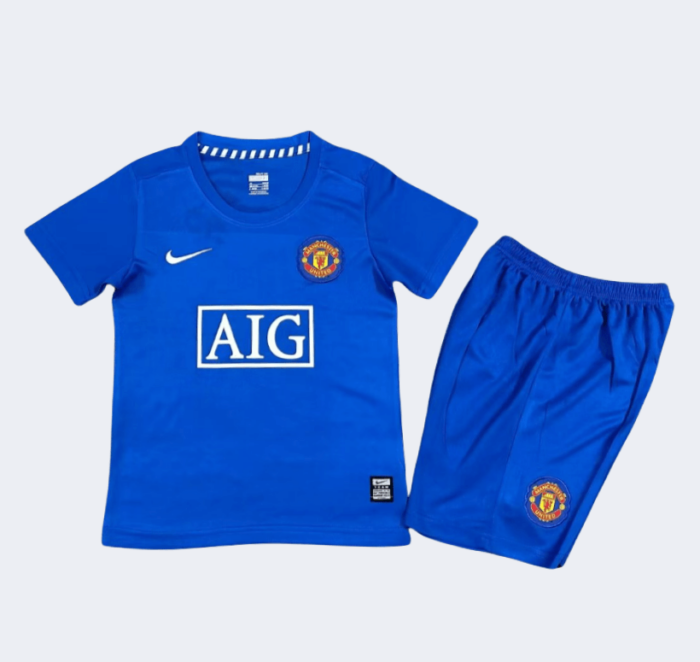 Man United Retro Kits 2008/2009 Third Kids Kits