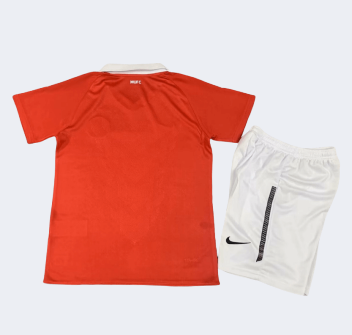 Man United Retro Kits 2010/2011 Home Kids Kits - 图片 2