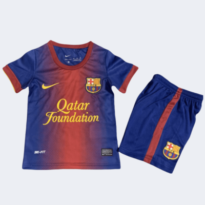 Barcelona Retro Kits 2012/2013 Home Kids Kits