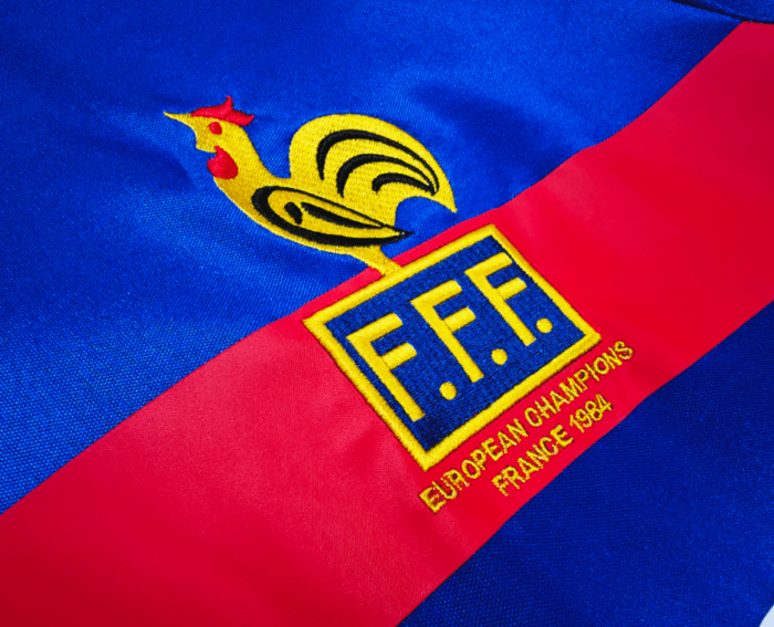 1984 France Home Shirt - 图片 4