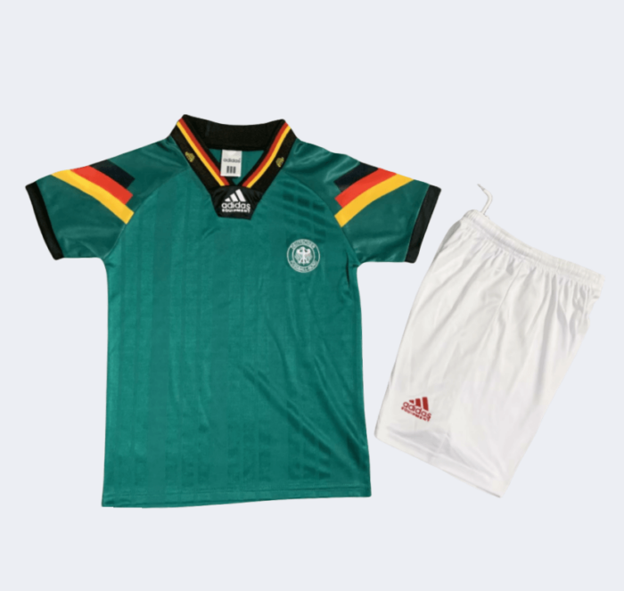 Germany Retro Kits 1992 Away Kids Kits