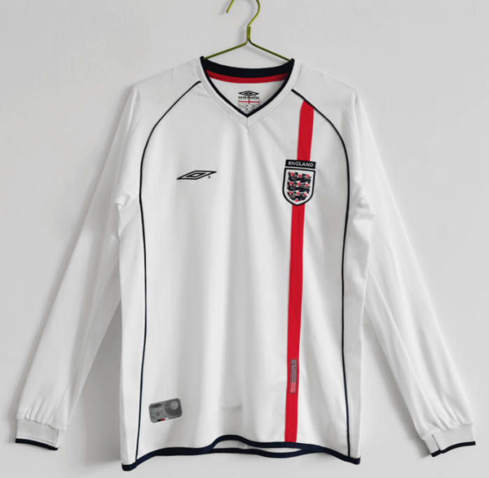 2002 England Home Shirt