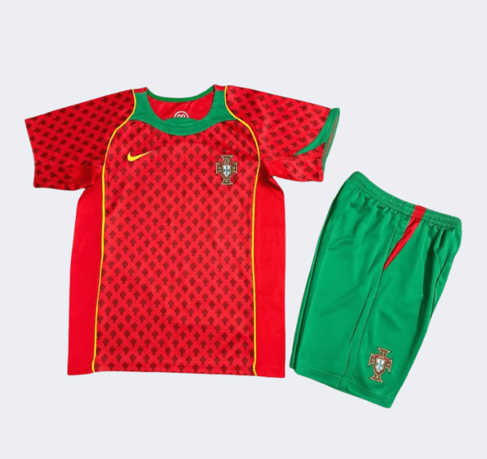 Portugal 2004 Retro Home Kids Kits