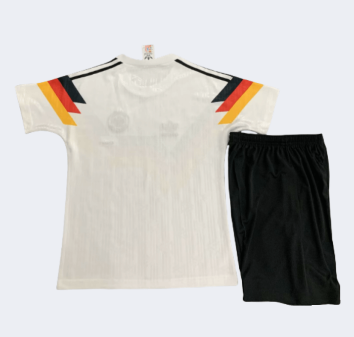 Germany Retro Kits 1990 Home Kids Kits - 图片 2