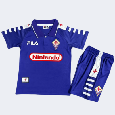 Fiorentina Retro Kits 1998/1999 Home Kids Kits