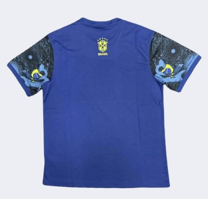 2024 Brazil Jesus Jersey Navy - 图片 2