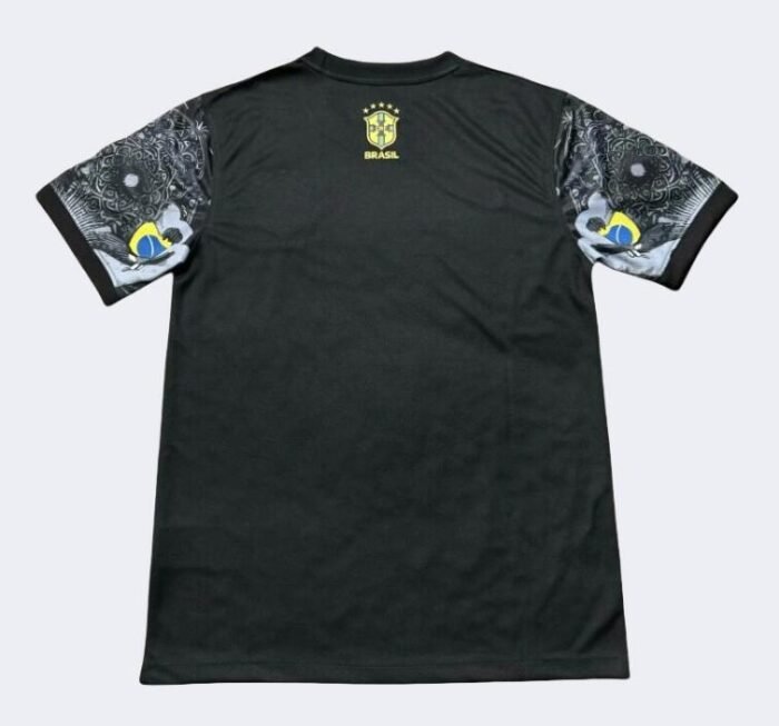 2024 Brazil Jesus Jersey Black - 图片 2