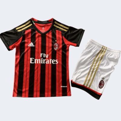 2013/14 AC Milan Home Kids Kits