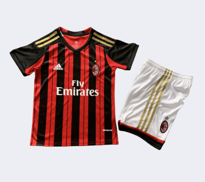 2013/14 AC Milan Home Kids Kits