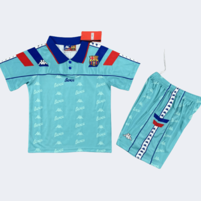 1992/95 Barcelona Away Kids Kits