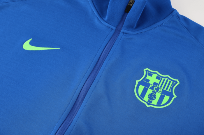 24/25 Barcelona Blue Tech Jacket - 图片 3