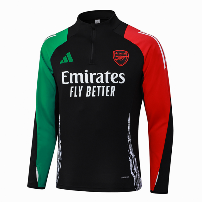 24/25 Arsenal Black Training Sweatshirt