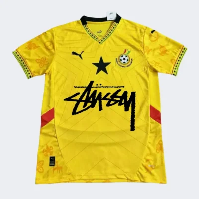 25/26 Ghana Away Jersey x Stussy