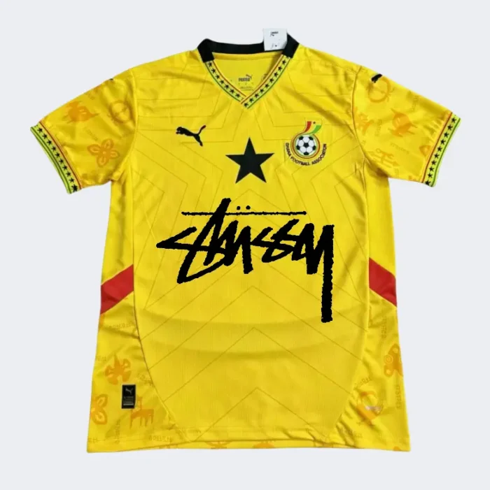 25/26 Ghana Away Jersey x Stussy