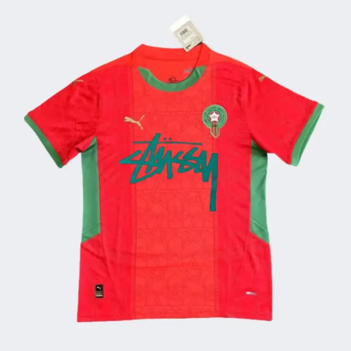 25/26 Morocco Home Jersey x Stussy
